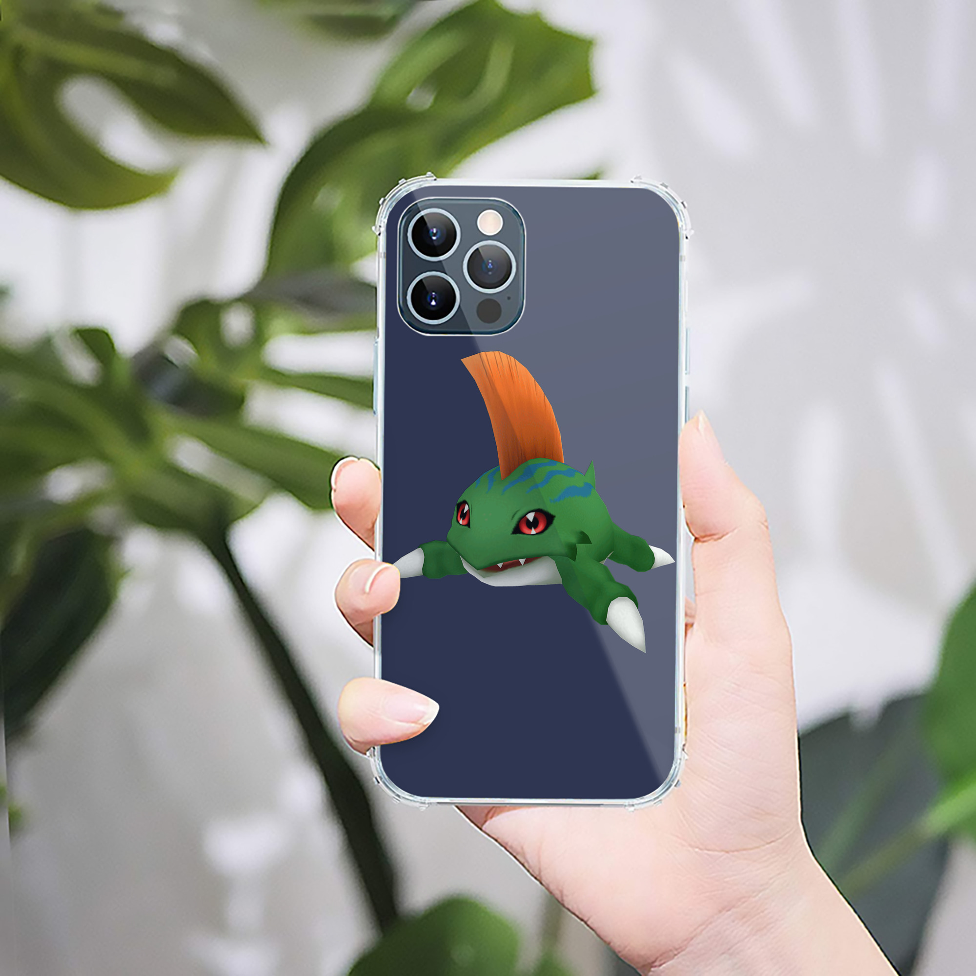 （画像用） Digimon デジタルモンスター/デジモン 【iPhone 12シリーズ対応】透明スマホケース（クリアソフトケース）